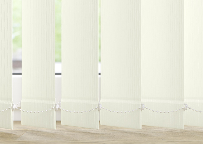 Linear Fleck, Vanilla - Vertical Blind Slats - Image 3